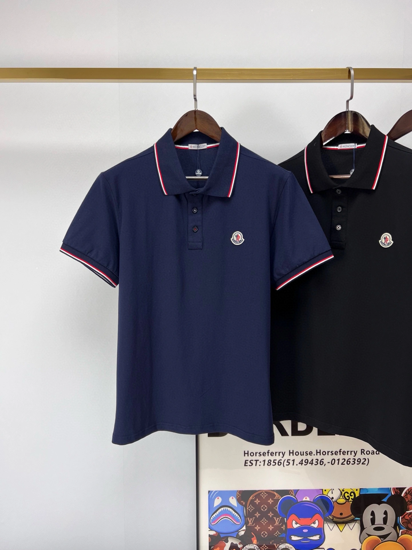 &wg.luxury- 7o9385r polo Cotton 5colour item:E-F501C1107-5